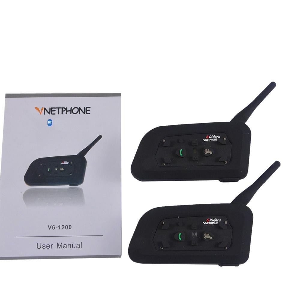 Wireless Motorcycle Radio BT Walkie-talkie V6-1200 - 2