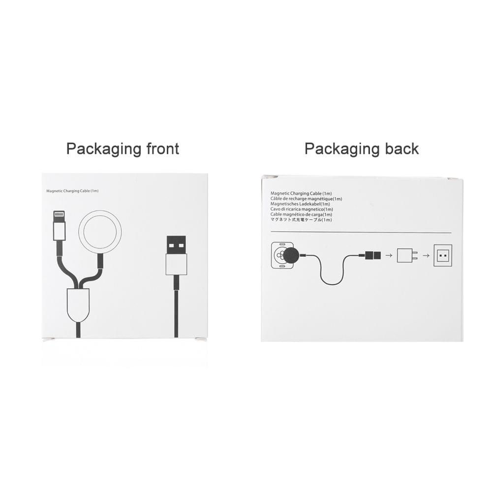 2-in-1 Charging Cable for I- watch and I-phone Charginng