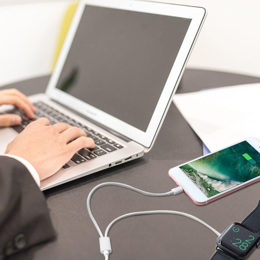 2-in-1 Charging Cable for I- watch and I-phone Charginng