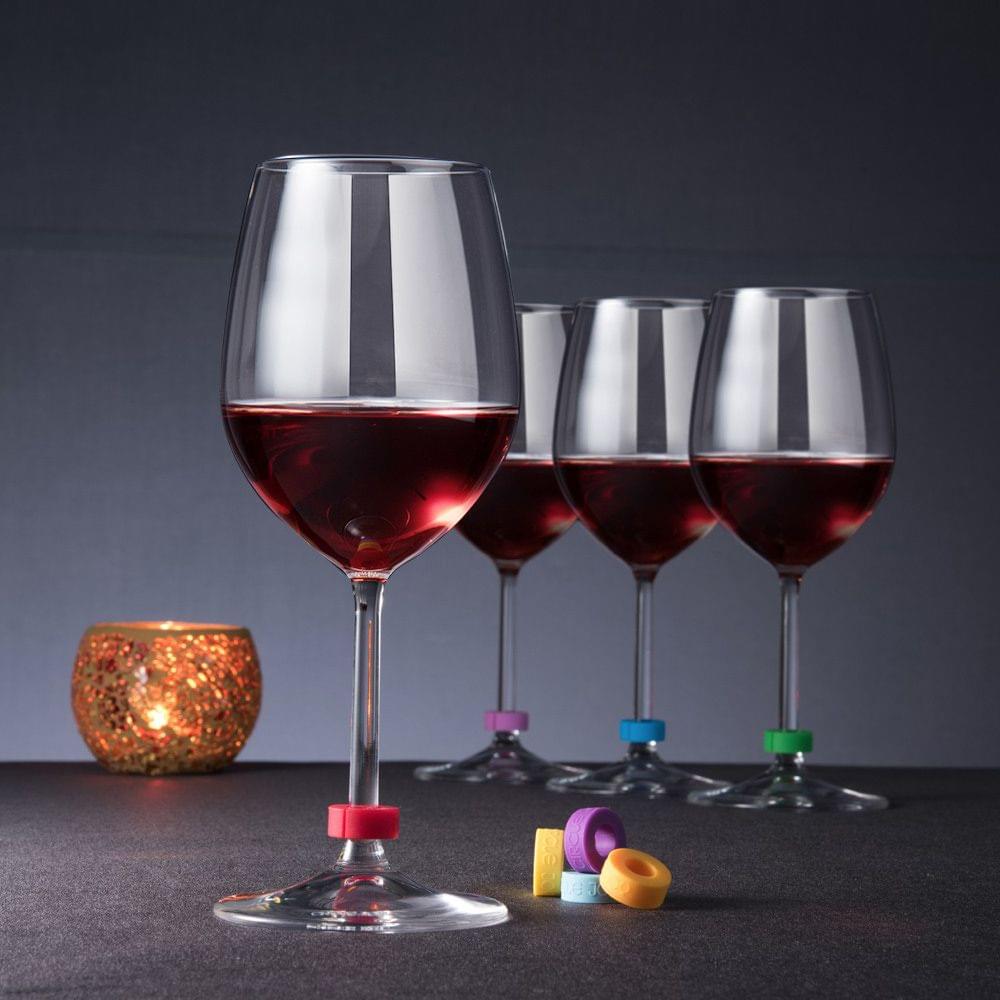 8Pcs/Lot Xiaomi Circle Joy Wine Glass Identification Ring - 8 Pcs