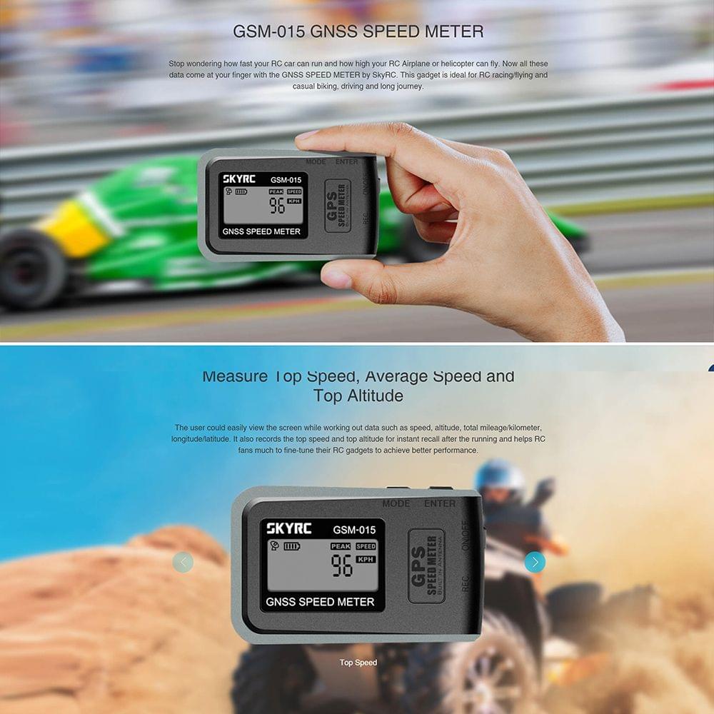 SKYRC GSM-015 GNSS GPS Speed Meter for RC Drones FPV