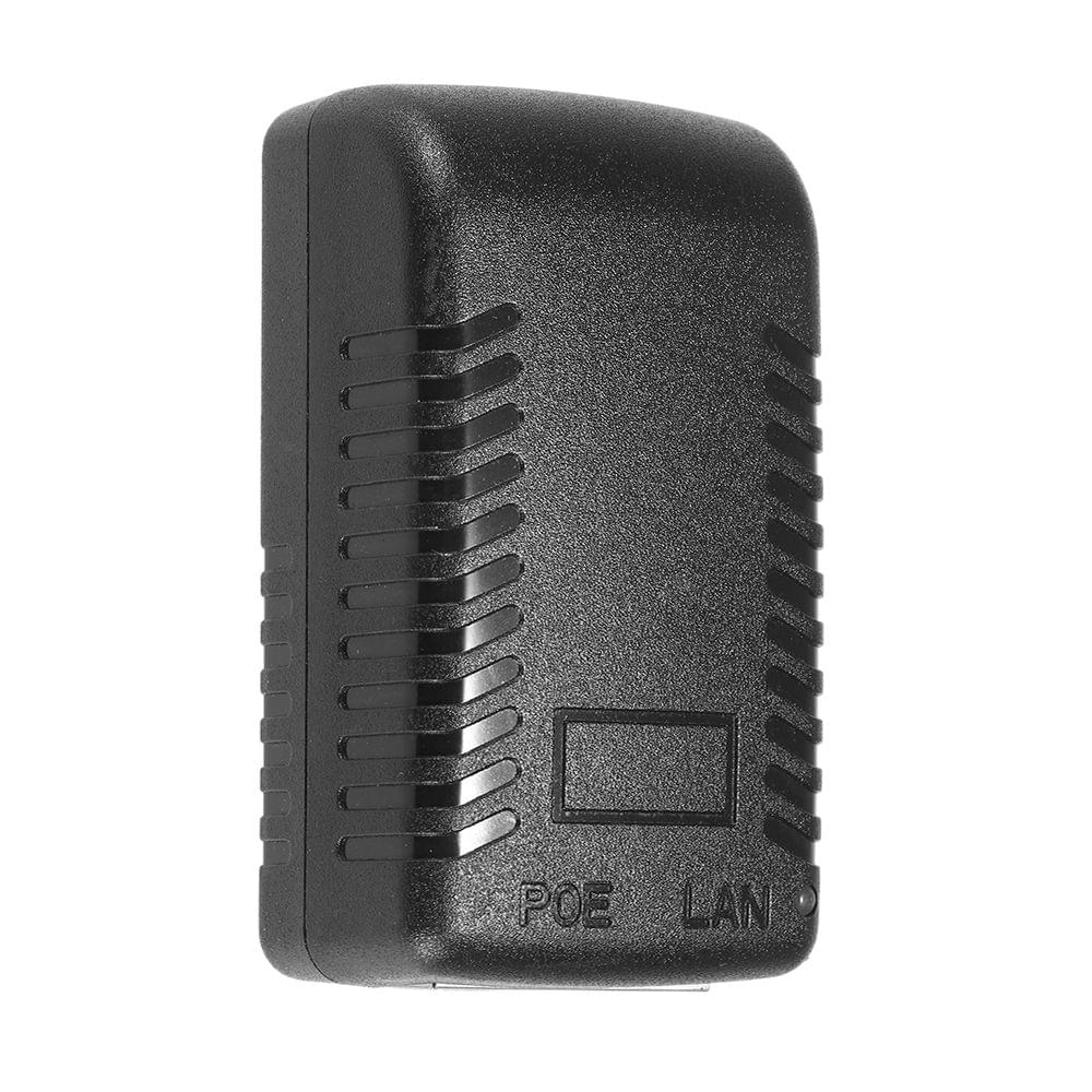 POE Injector Ethernet Power Supply Adapter DC48V 0.5A 15.4W, - EU Plug