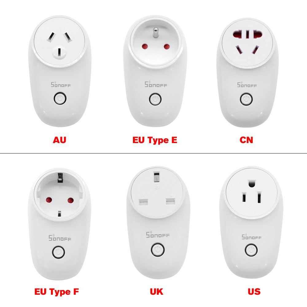 SONOFF S26 ITEAD Wifi Smart Socket Wireless Remote Control - UK Plug