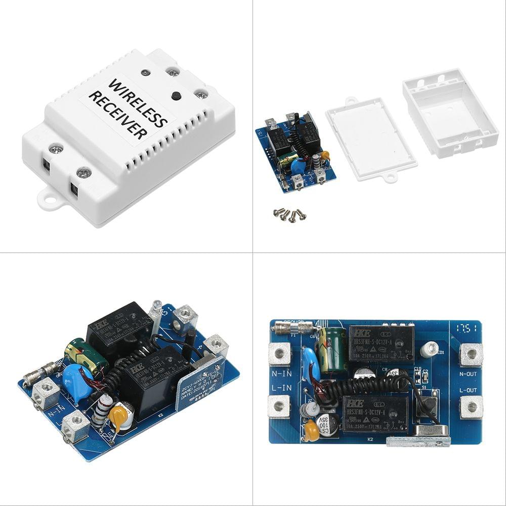 Wireless Light Switch 3 Gang On/Off Switch for Lamps