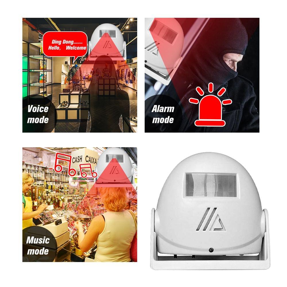 Wireless Door Bell Shop Guest Welcome Device Visitor Entry