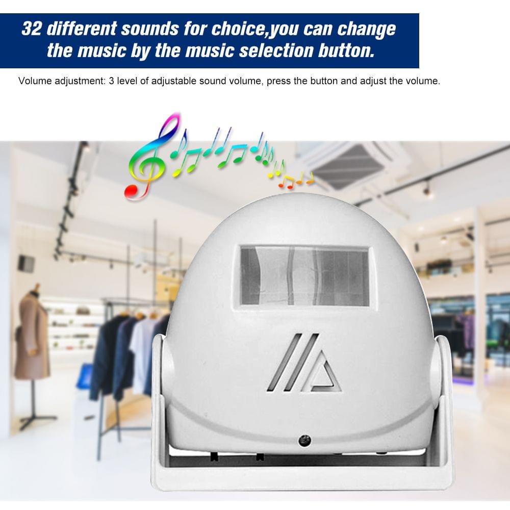 Wireless Door Bell Shop Guest Welcome Device Visitor Entry