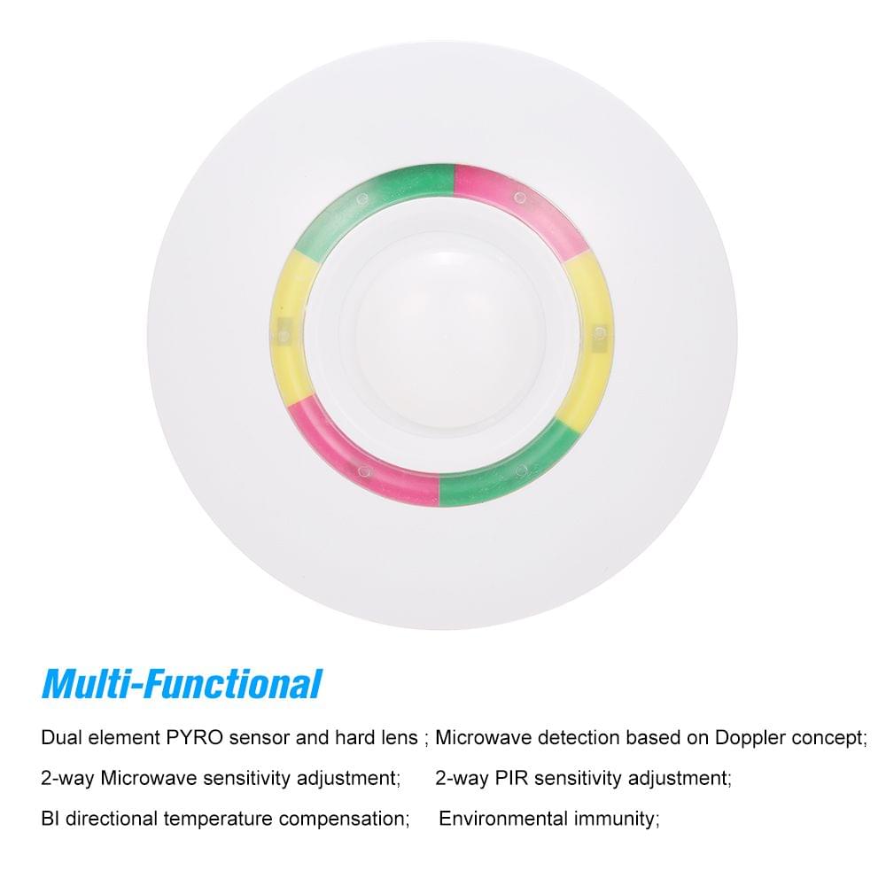 Wired Dual Passive Infrared and Microwave Detector