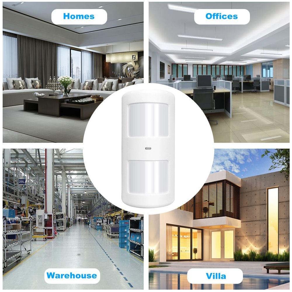 Chuango 315Mhz Wireless Anti-Pet PIR Motion Sensor Dual