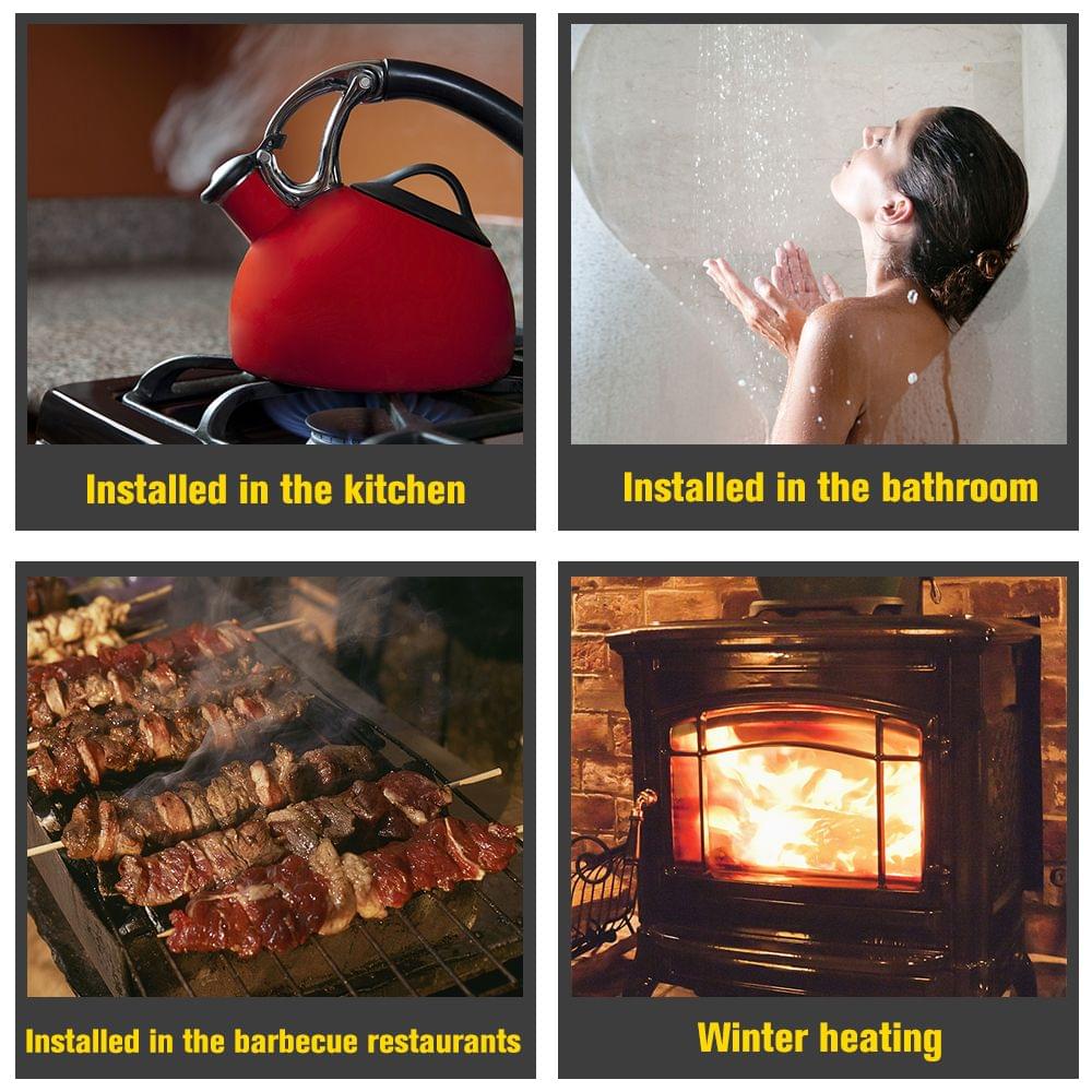 WIFI Gas Detector Household Combustible Gas Leak Detector - EU Plug