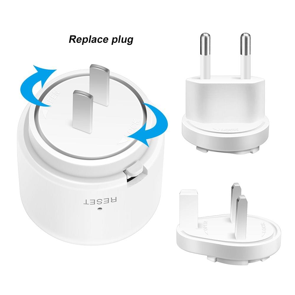 WIFI Gas Detector Household Combustible Gas Leak Detector - EU Plug