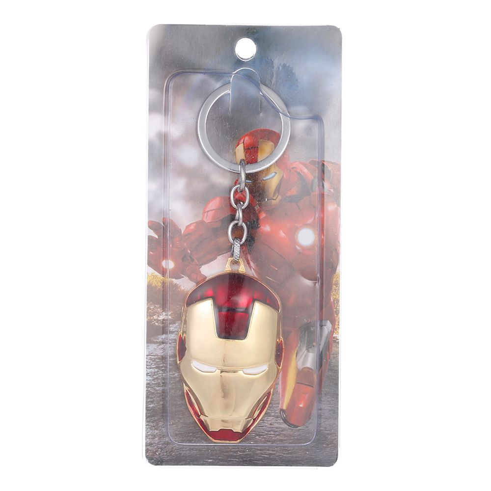 Marvel Iron Man Mask Metal Key Chain