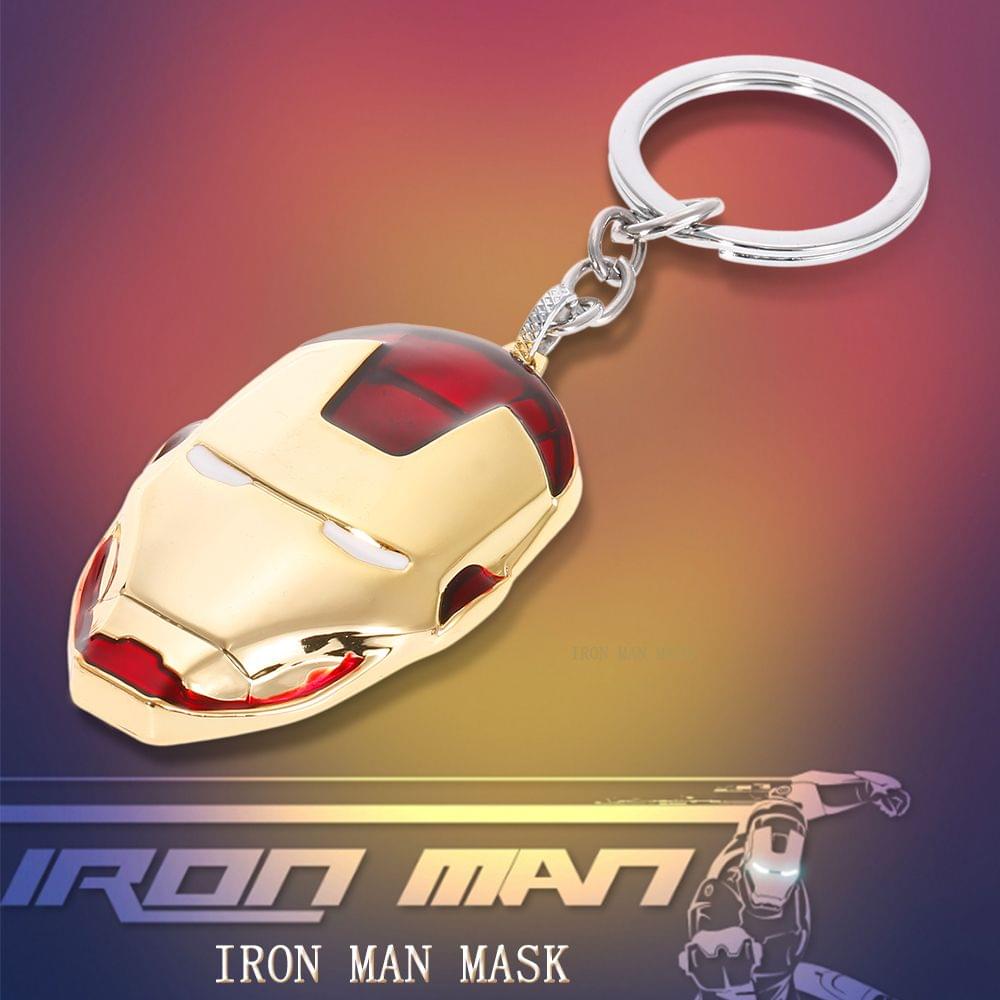 Marvel Iron Man Mask Metal Key Chain