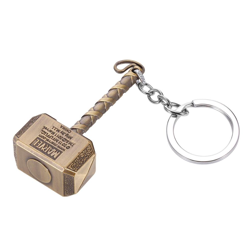 Marvel Comics The Avengers Key Ring Thor's Hammer Metal Key