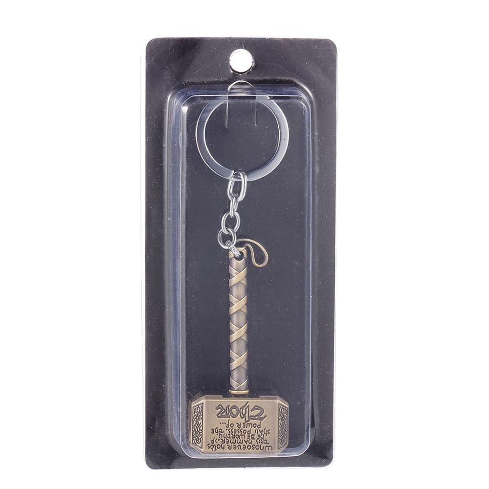 Marvel Comics The Avengers Key Ring Thor's Hammer Metal Key