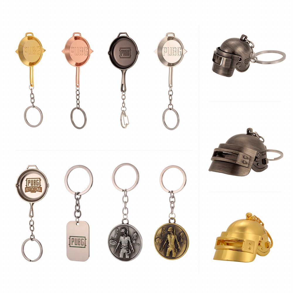PUBG Game Playerunknown's Battlegrounds Pan Keychain Alloy - 2