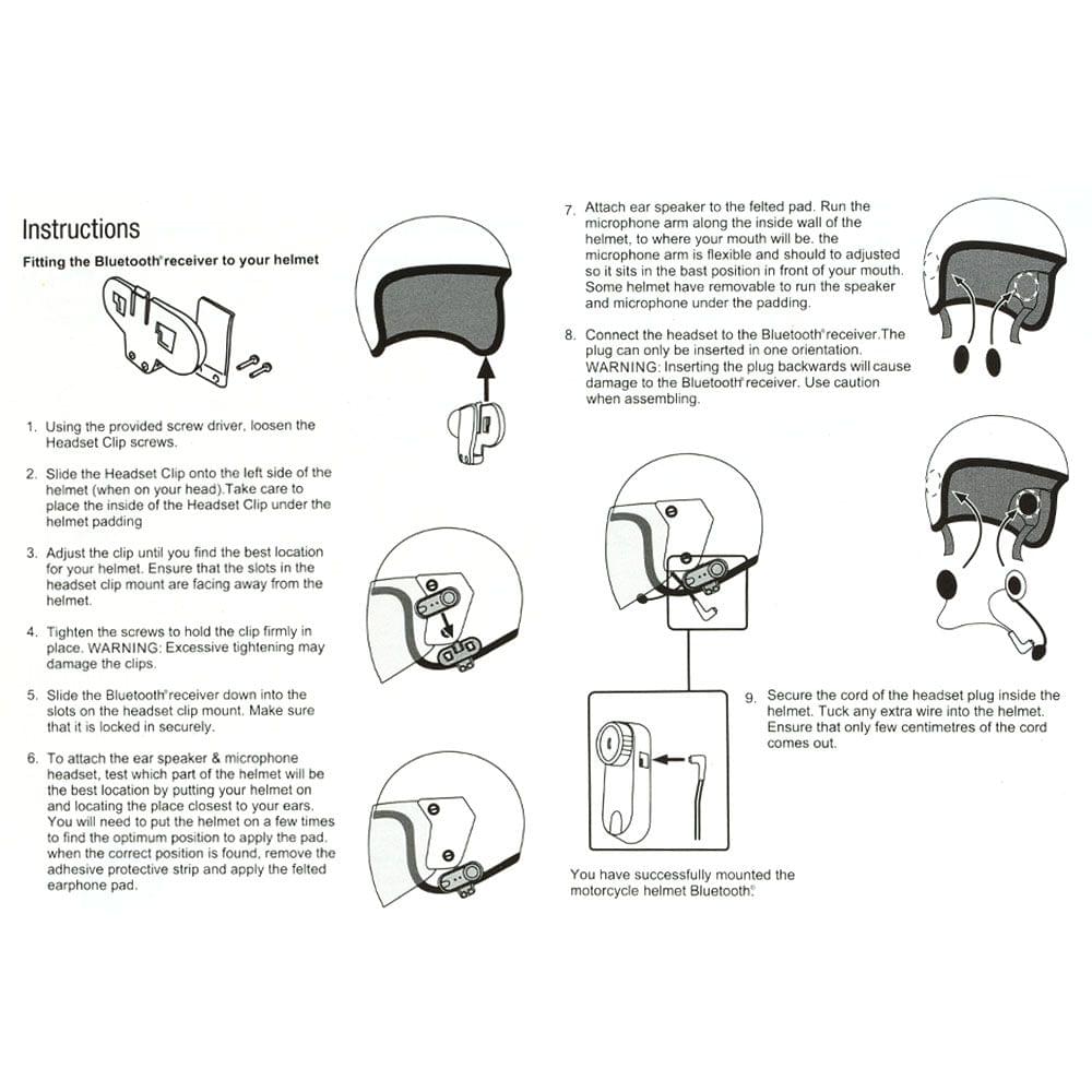 Freedconn TCOM-SC Motorcycle Helmet Bluetooth Intercom - US Plug