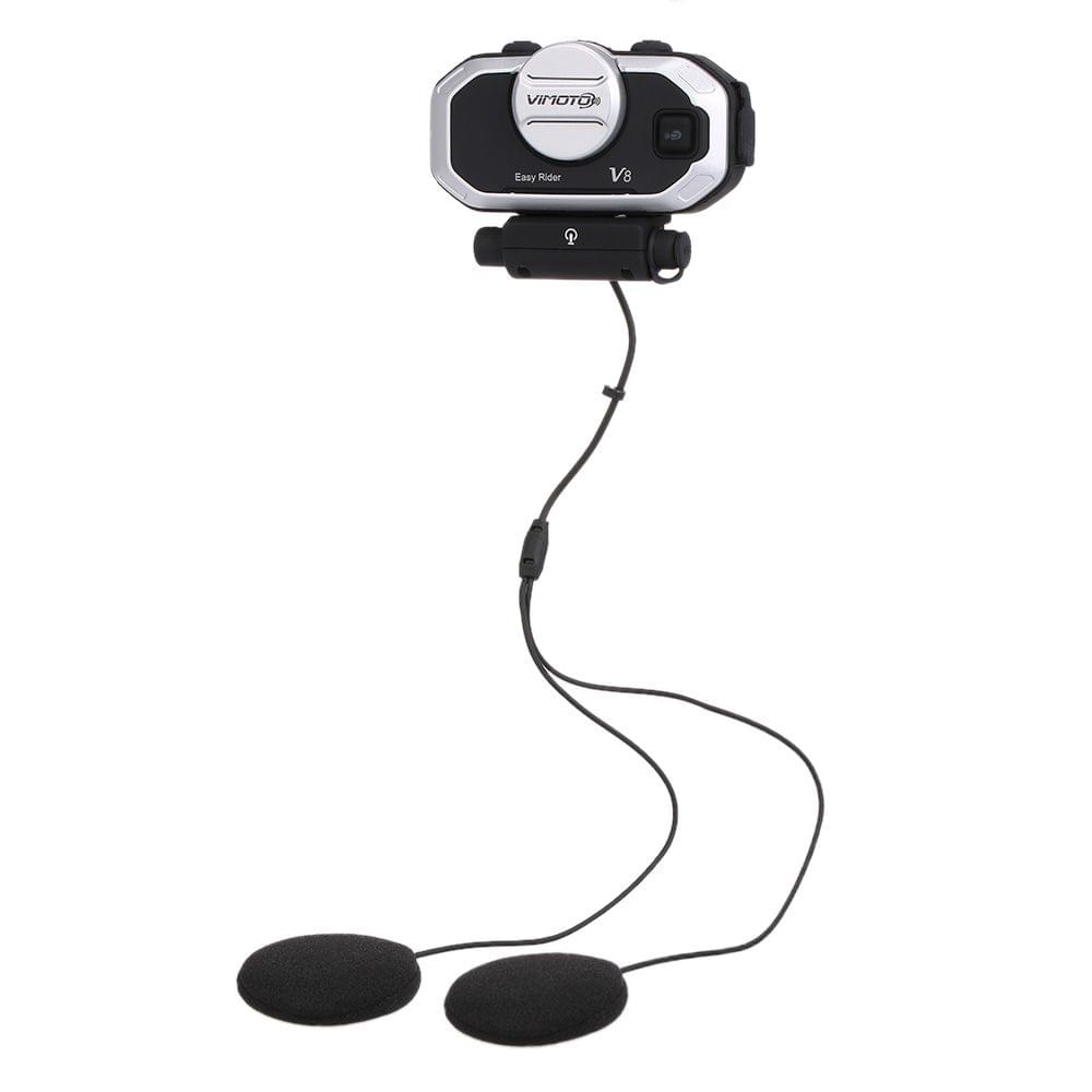 Vimoto V8 Motorcycle Helmet BT Intercom Headset IPX5