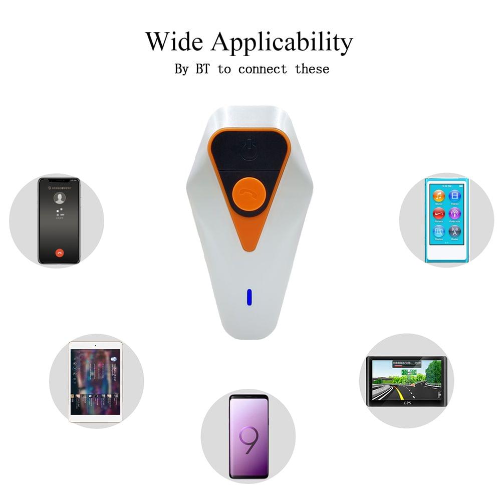 WT002 Motorcycle Helmet Bluetooth Intercom Wireless