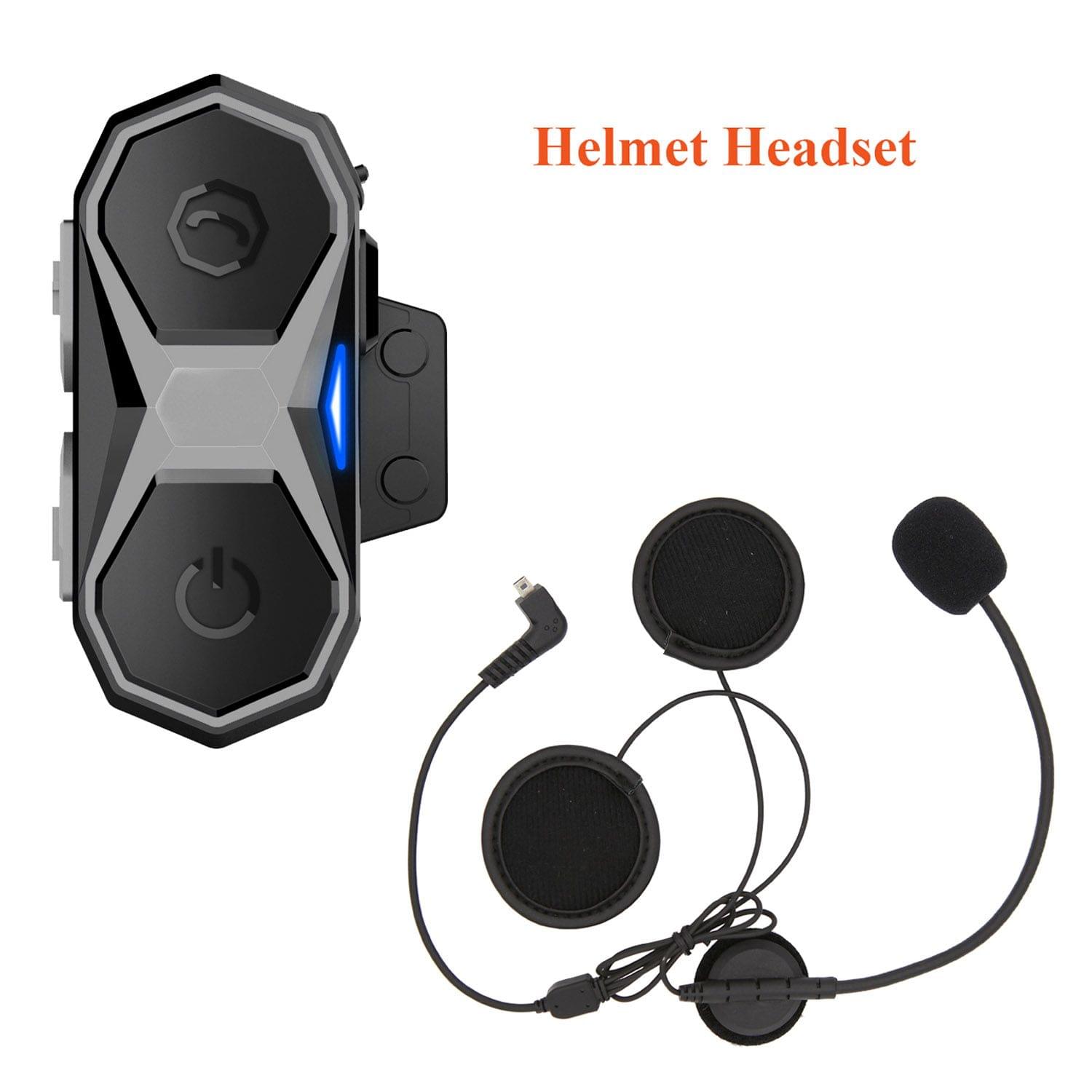 WT005 Motorcycle Bluetooth Intercom Helmet Headset 1000M