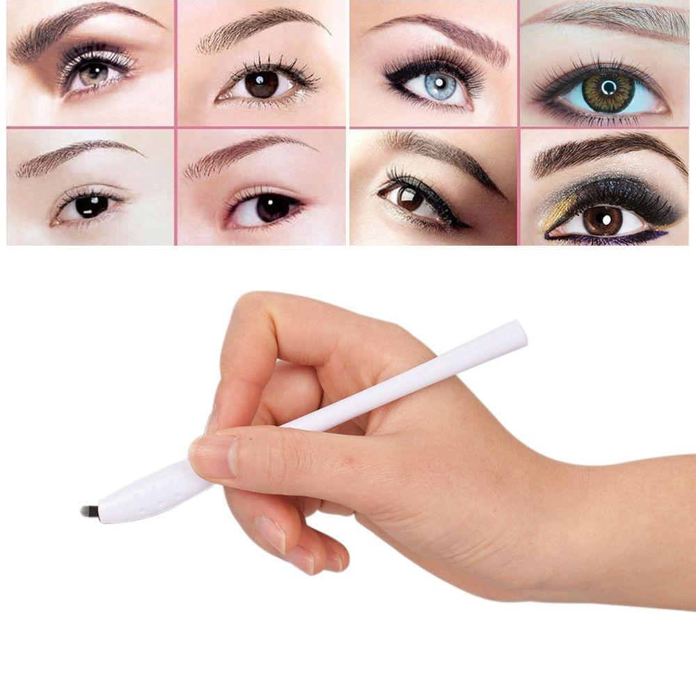 10pcs Eyebrow Tattoo Pens Tattoo Needles Microblading Pen