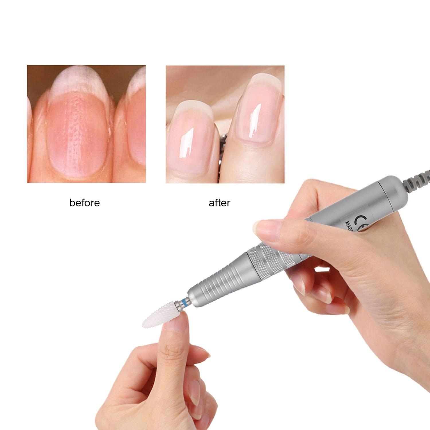 Set of 5pcs Ceramic Nail Drill Bits Set Pedicure & Manicure