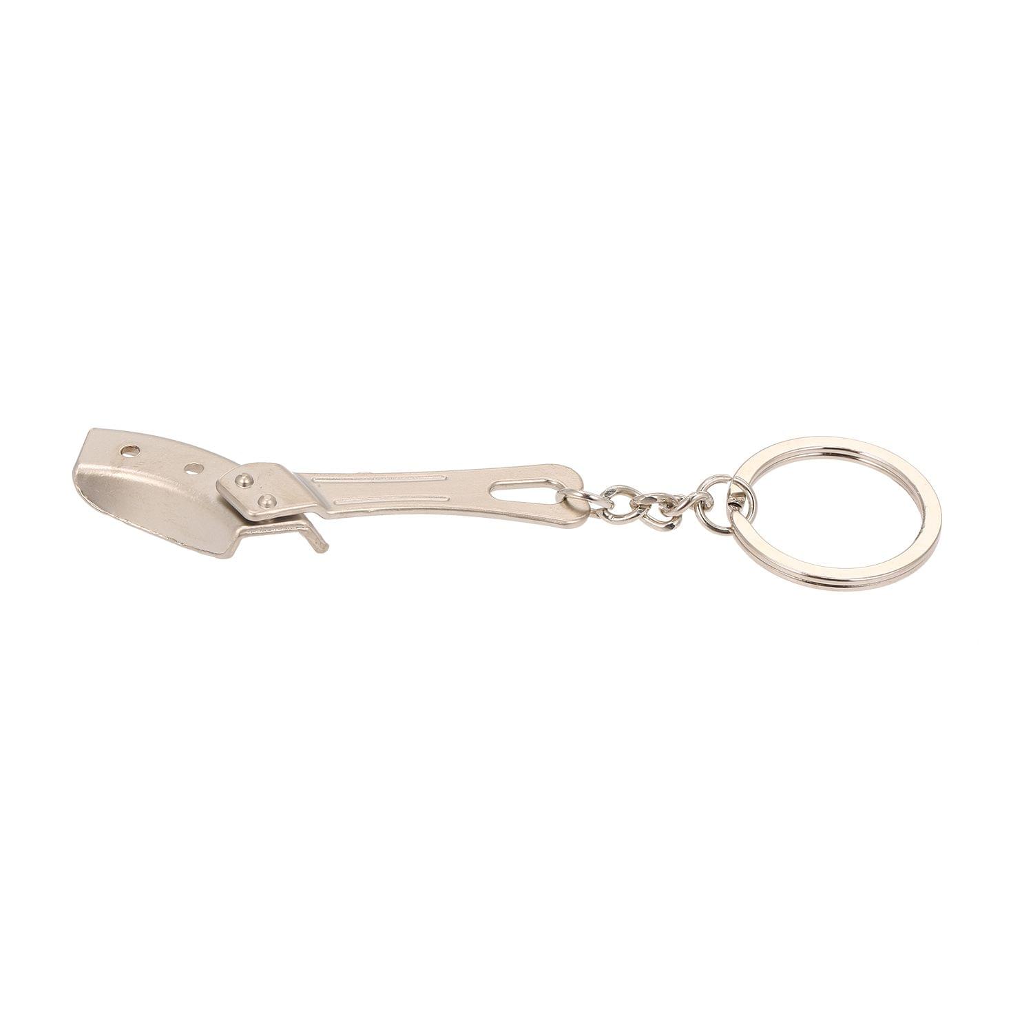 Denture-shaped Key Chain Dental Theme Stainless Steel Key - Denture-shaped