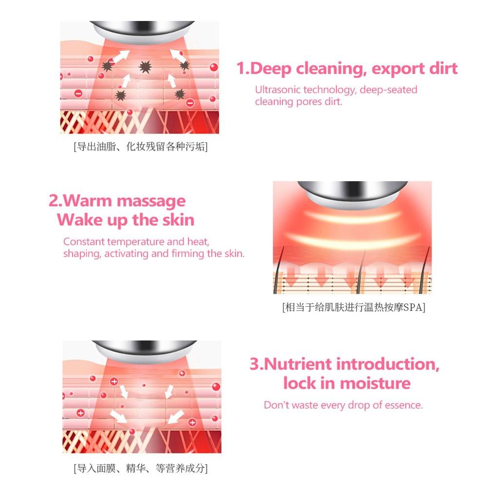 Household Red and Blue Light Cosmetic Instrument Warm