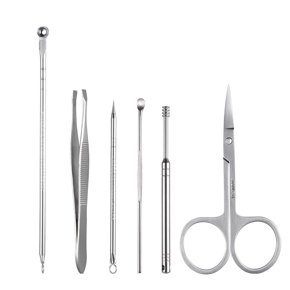 16Pcs Stainless Steel Manicure Pedicure Set Nail Clipper