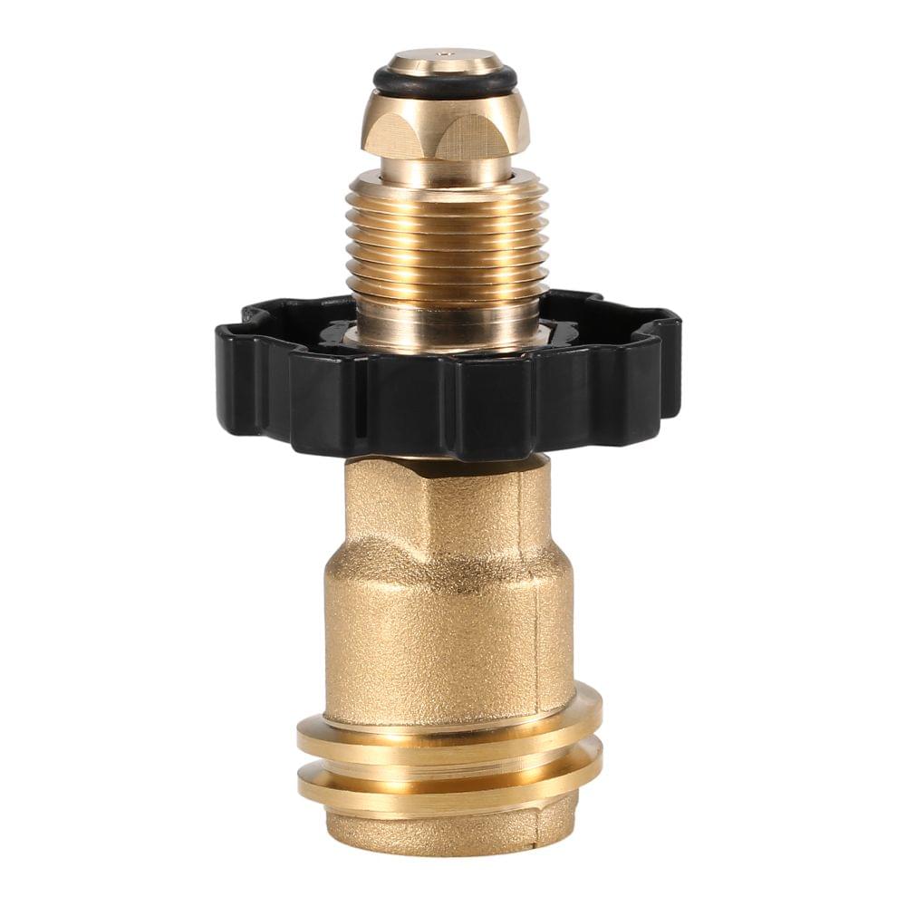 Lixada Propane Tank Adapter Solid Brass Regulator Valve - No gauge