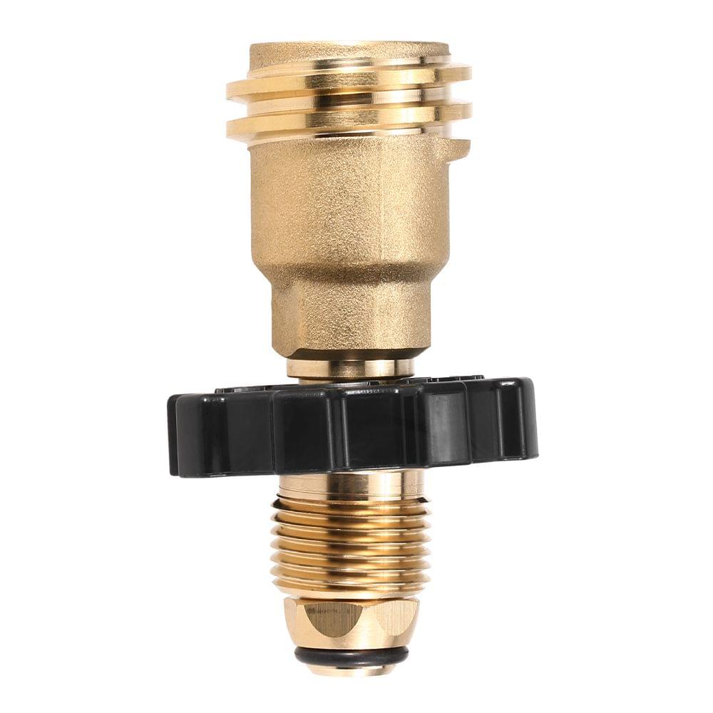 Lixada Propane Tank Adapter Solid Brass Regulator Valve - No gauge