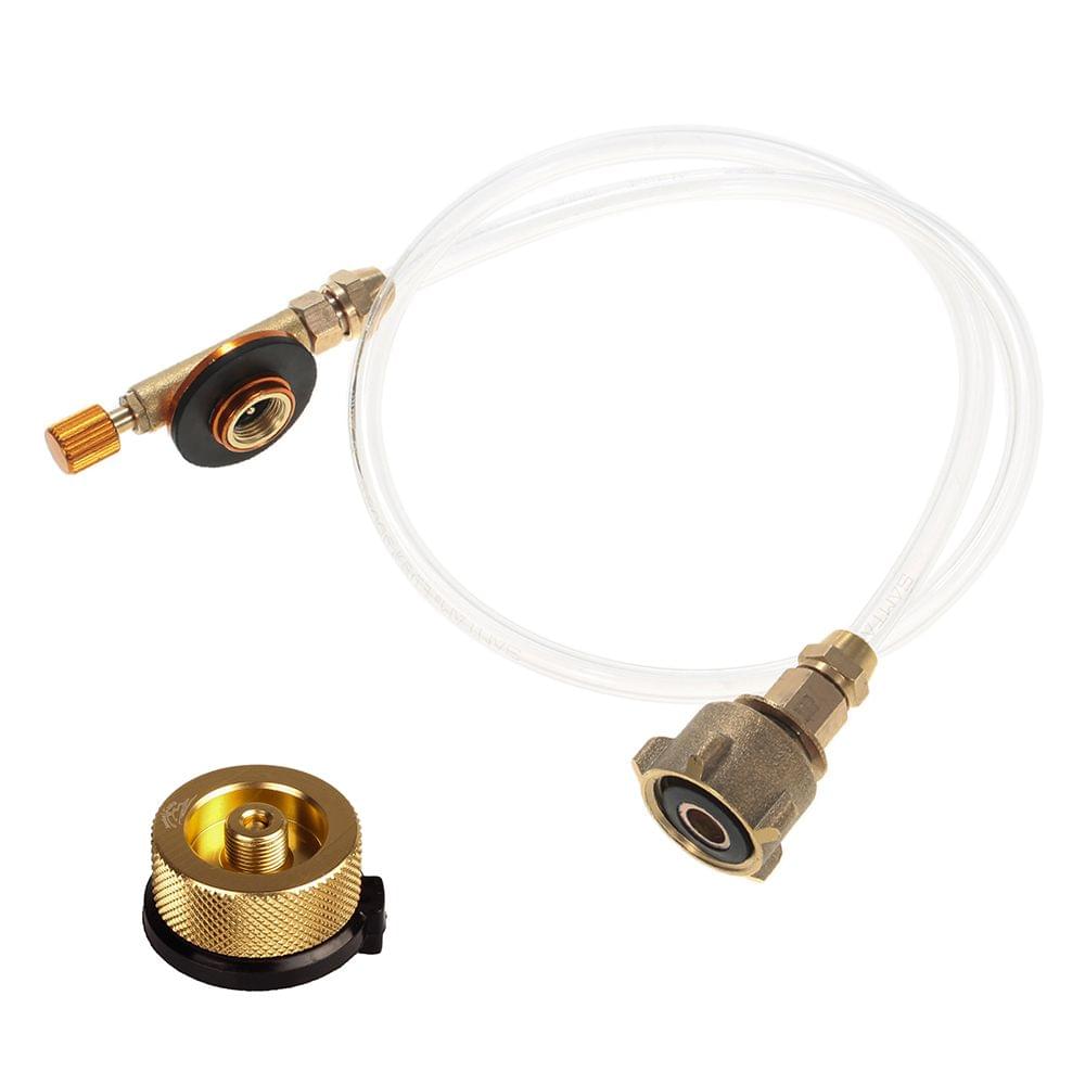 Outdoor Camping Stove Propane Refill Adapter LPG Flat - 1