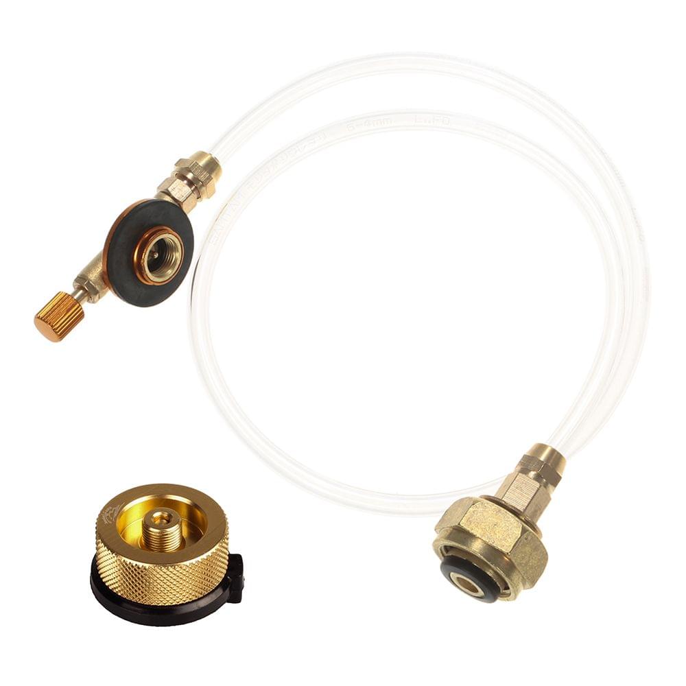 Outdoor Camping Stove Propane Refill Adapter LPG Flat - 2