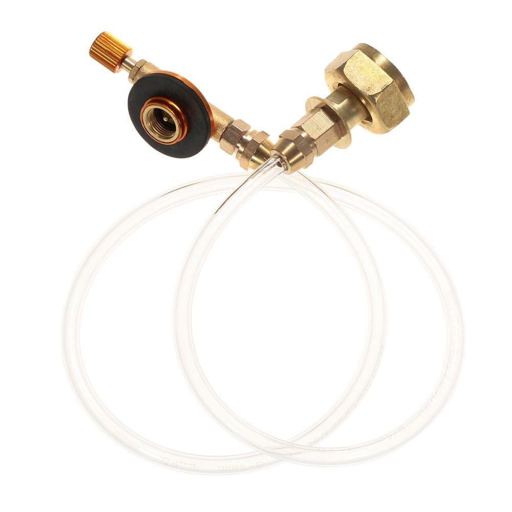 Outdoor Camping Stove Propane Refill Adapter LPG Flat - 2