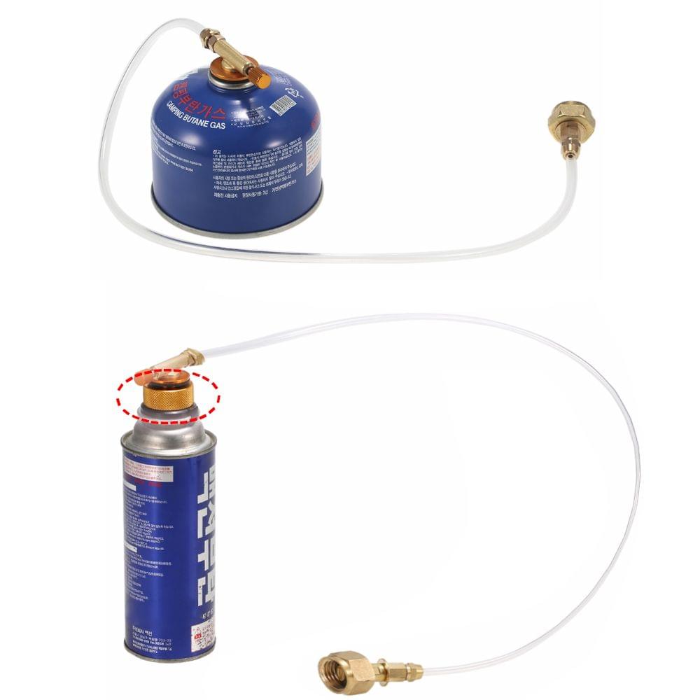 Outdoor Camping Stove Propane Refill Adapter LPG Flat - 2