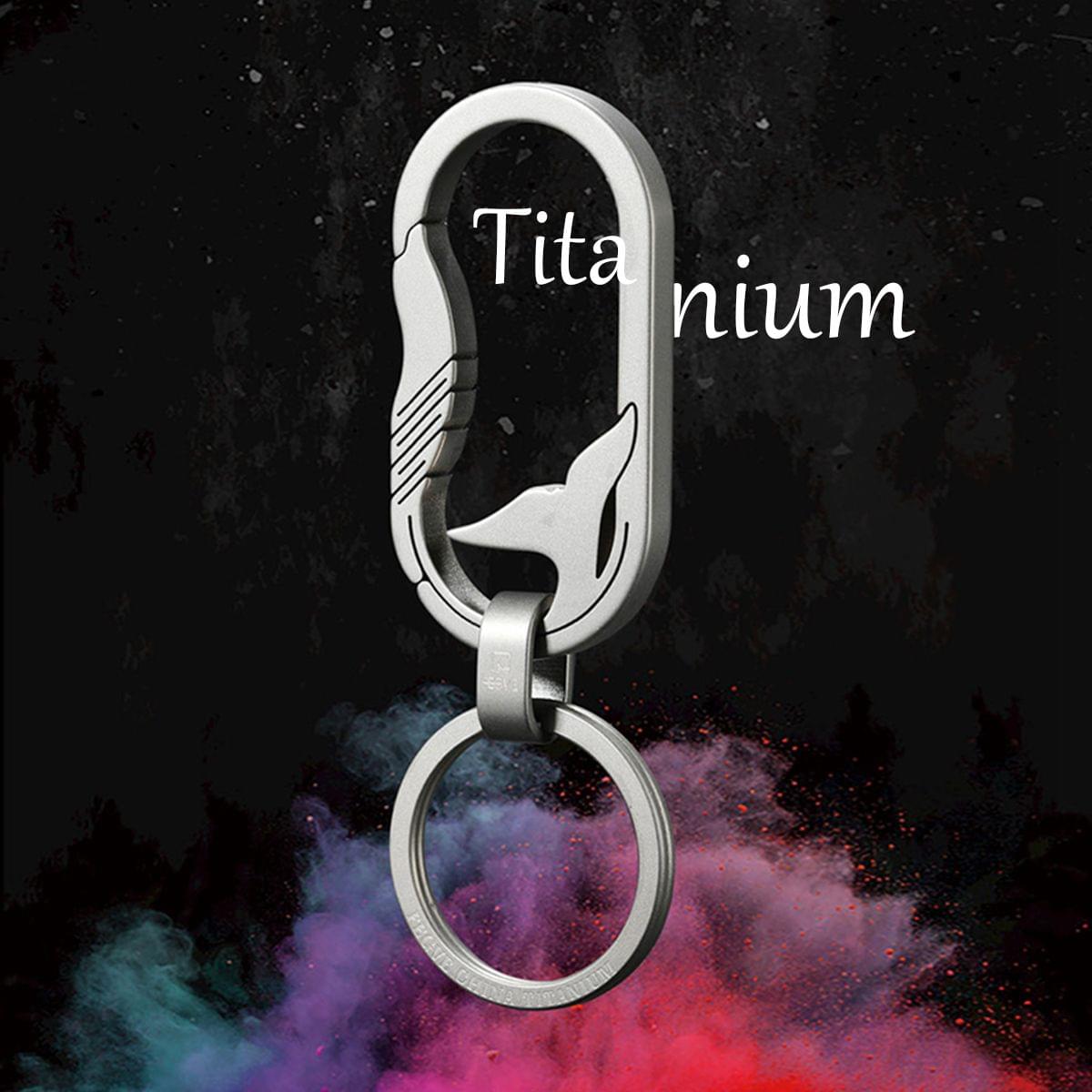 Titanium Key Chain Men Ultra Lightweight Titanium Keychain