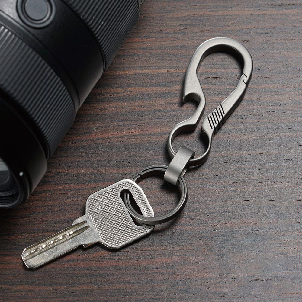 Outdoor Lightweight Titanium Key Chain Quick-release Key - A Plus