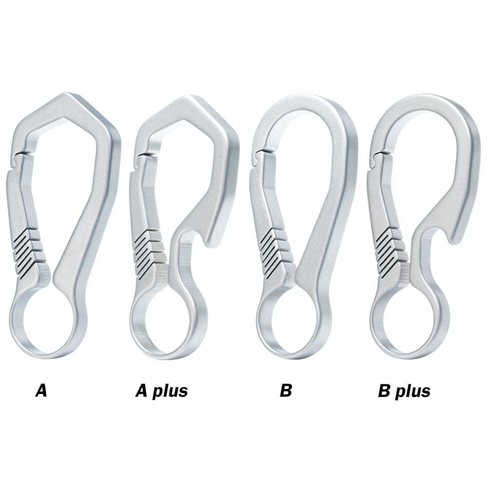 Outdoor Lightweight Titanium Key Chain Quick-release Key - B Plus