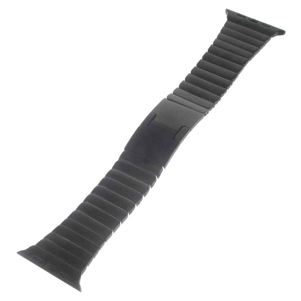 Stainless Steel Watchband for Apple Watch Series 8 45mm / Ultra 49mm / 7 45mm / Series / 6 SE / SE (2022) / 5 / 4 44mm / Series 3 / 2 / 1 42mm (Undetachable) - Black