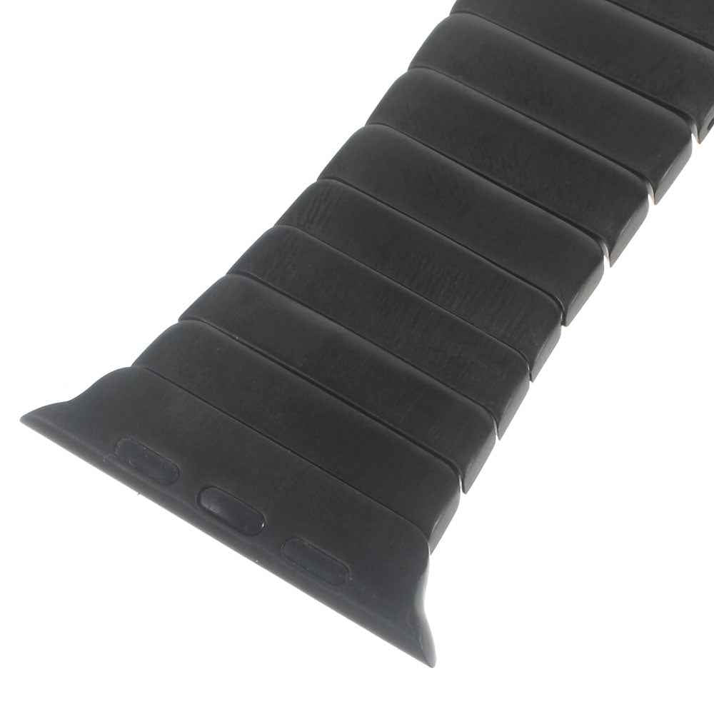Stainless Steel Watchband for Apple Watch Series 8 45mm / Ultra 49mm / 7 45mm / Series / 6 SE / SE (2022) / 5 / 4 44mm / Series 3 / 2 / 1 42mm (Undetachable) - Black