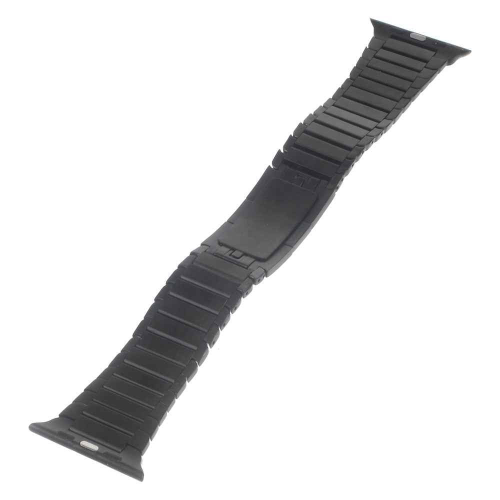Stainless Steel Watchband for Apple Watch Series 8 45mm / Ultra 49mm / 7 45mm / Series / 6 SE / SE (2022) / 5 / 4 44mm / Series 3 / 2 / 1 42mm (Undetachable) - Black