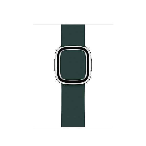 Modern Style Genuine Leather Watchband with Magnetic Buckle for Apple Watch Series 8 45mm / Ultra 49mm / 7 45mm / Series 6 SE / SE (2022) / 5 4 44mm / Series 3 2 1 42mm - Green