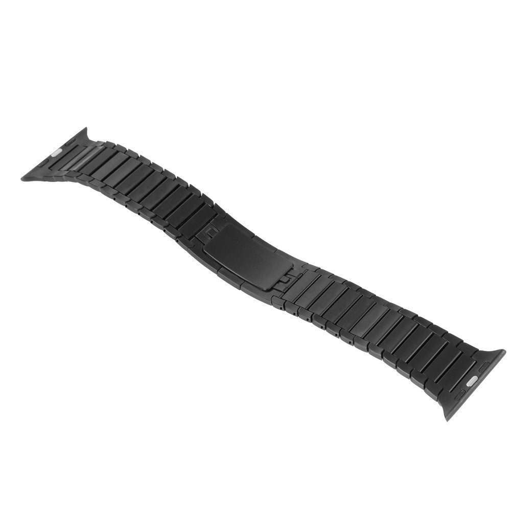 1:1 Scale Stainless Steel Link Bracelet for Apple Watch Series 8 7 41mm / Series 6 SE / SE(2022) 5 4 40mm / Series 3 2 1 38mm - Black - UNIQBUY