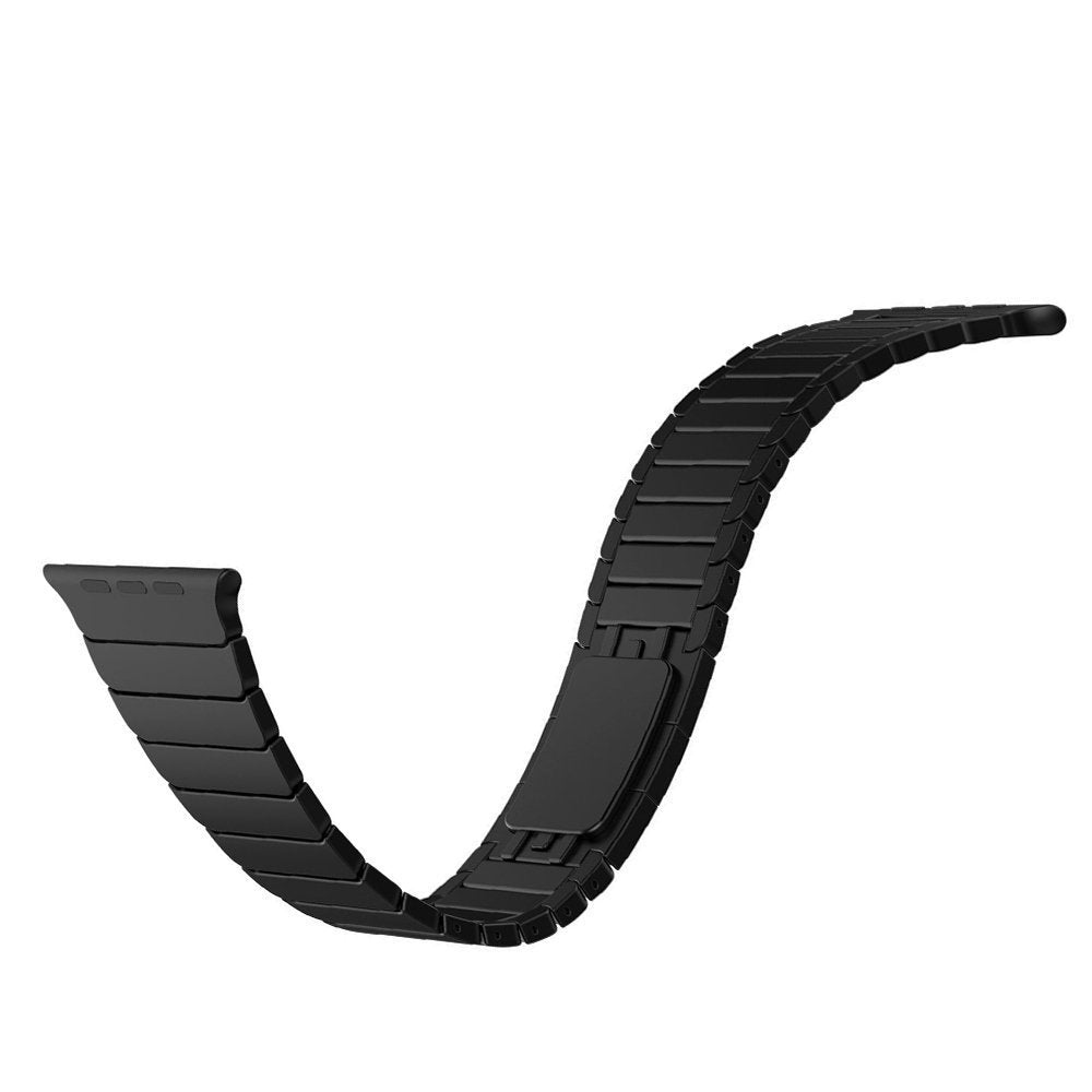 1:1 Scale Stainless Steel Link Bracelet for Apple Watch Series 8 7 41mm / Series 6 SE / SE(2022) 5 4 40mm / Series 3 2 1 38mm - Black - UNIQBUY