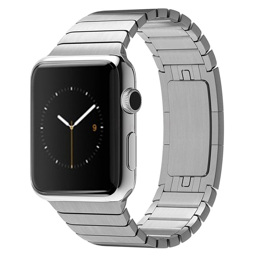 1:1 Scale Stainless Steel Watchband Strap for Apple Watch Series 8 7 41mm / Series 6 SE / SE(2022) 5 4 40mm / Series 3 2 1 38mm - Silver Color - UNIQBUY