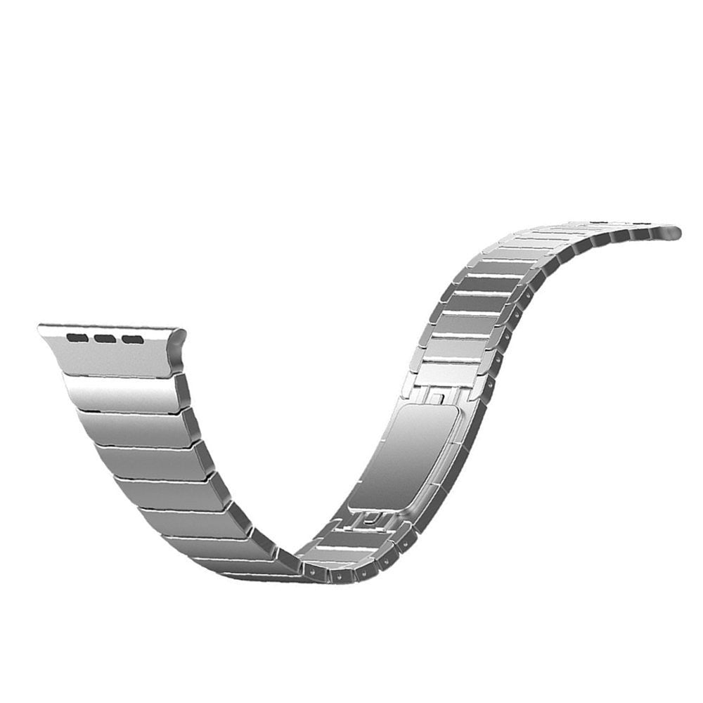 1:1 Scale Stainless Steel Watchband Strap for Apple Watch Series 8 7 41mm / Series 6 SE / SE(2022) 5 4 40mm / Series 3 2 1 38mm - Silver Color - UNIQBUY