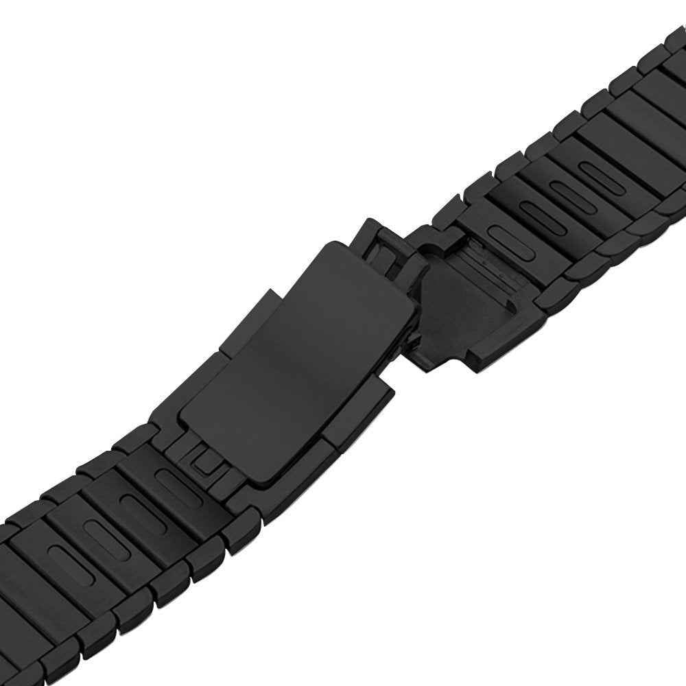 For Apple Watch Series 7 / 8 41mm / 6 / SE / SE (2022) / 5 / 4 40mm / Series 3 2 1 38mm Watch Band Stainless Steel Bracelet Strap - Titanium