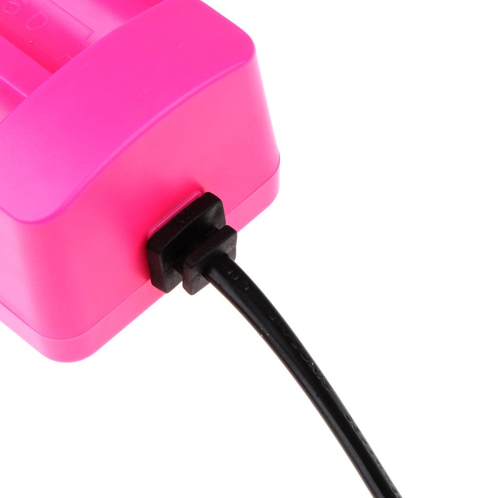 18650 Battery Charger Rechargeable Li-ion Battery Power UK Charger Red