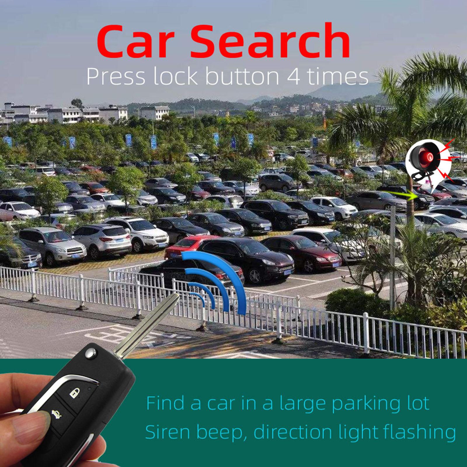 1 Way Remote Start and Keyless Entry System with Shock Sensor