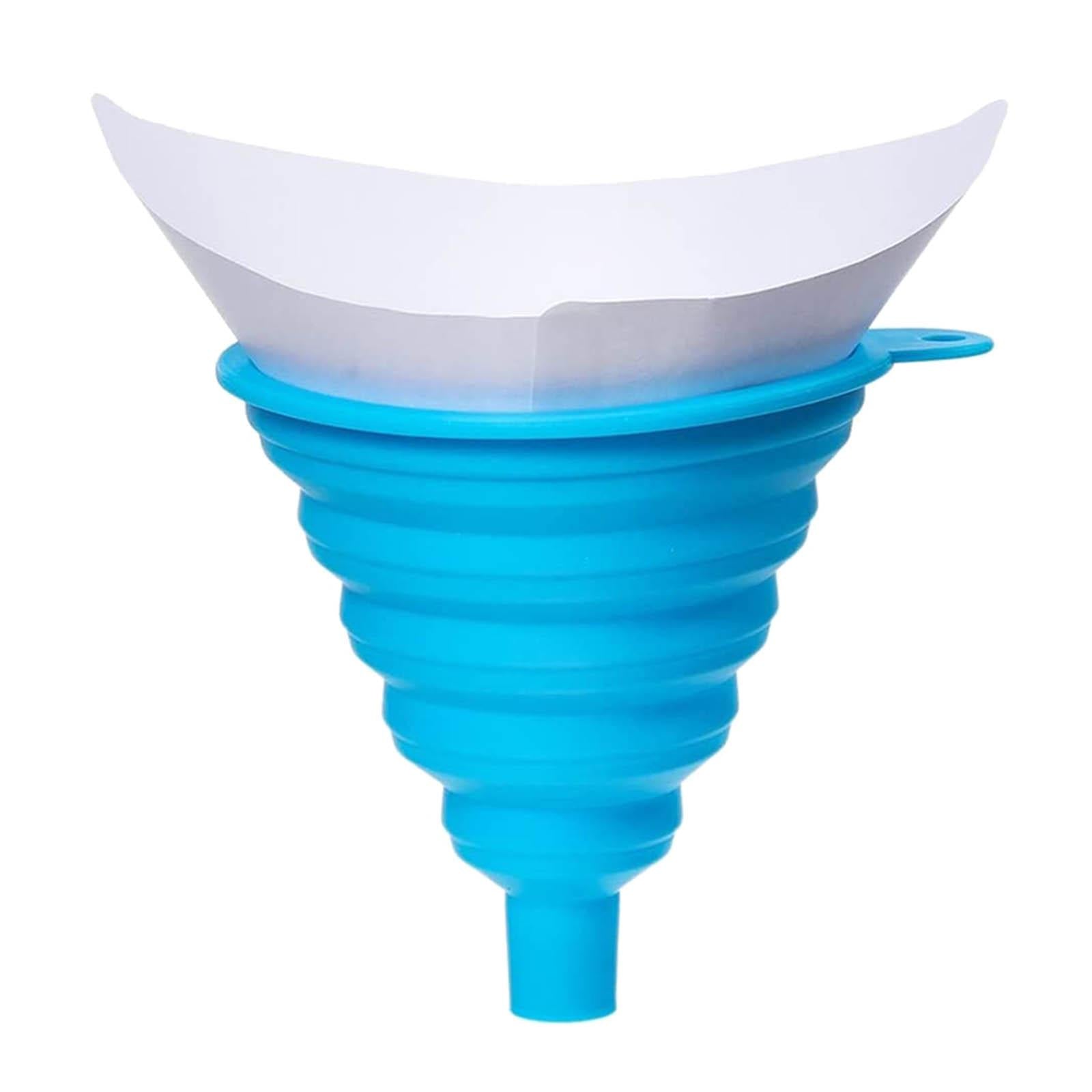 200 Pieces Paint Cone Paint Strainers and 1x Silicone Funnel for Home
