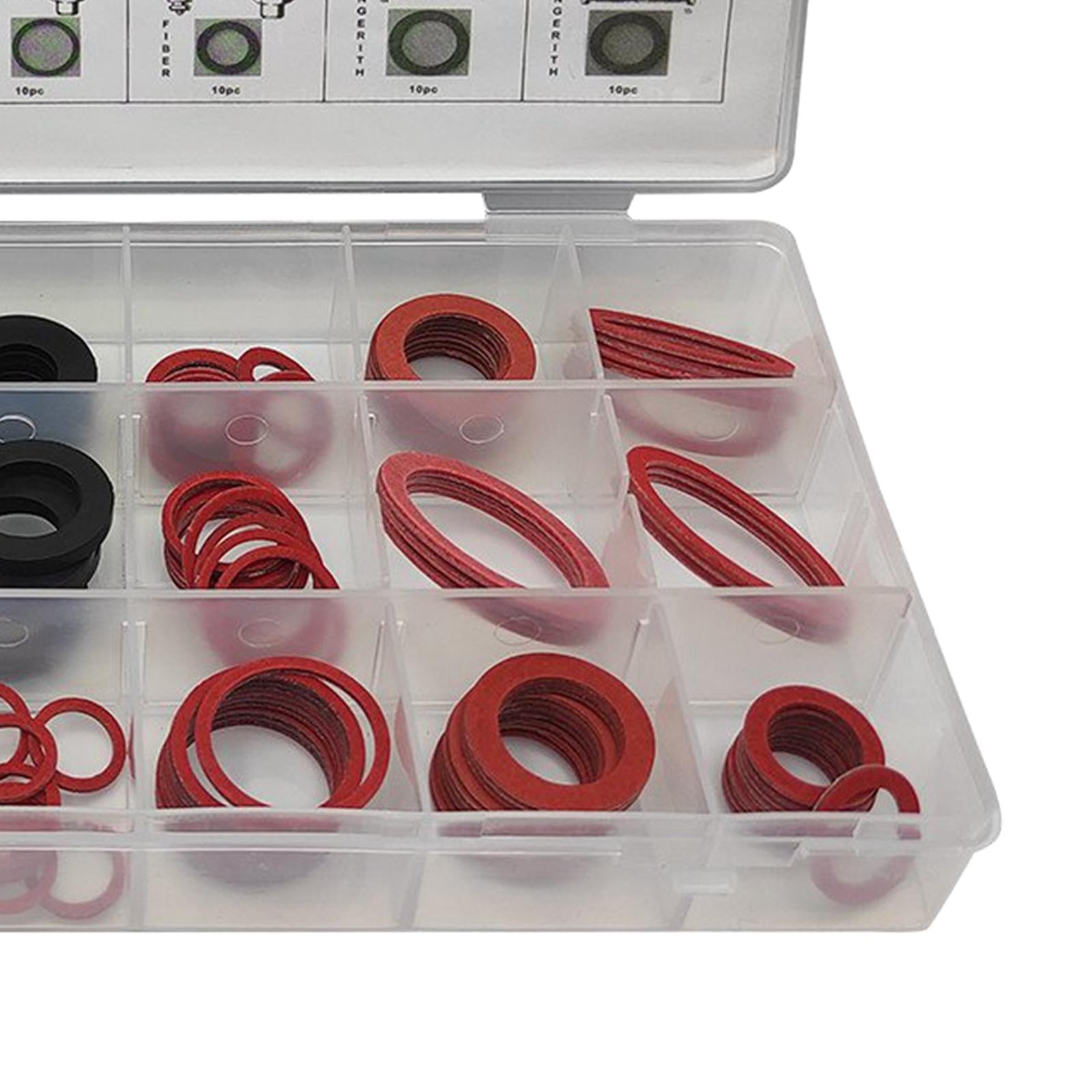 141x Rubber Sealing Washer Kit for Professional Plumbing Water Hose
